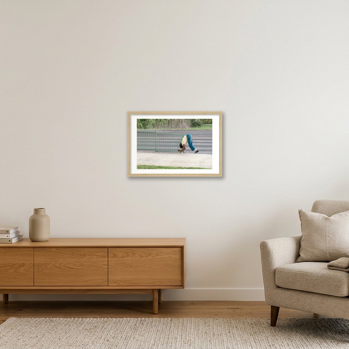Force and Fiction, 2021 — 45×30cm, 18×12" Oak Frame