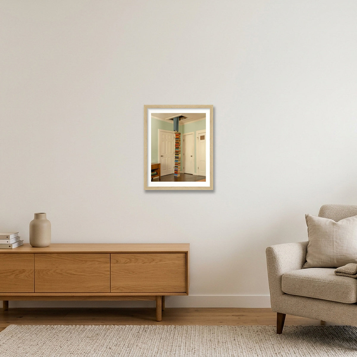 A Long Story, 2023 — 28×35cm, 11×14" Oak Frame