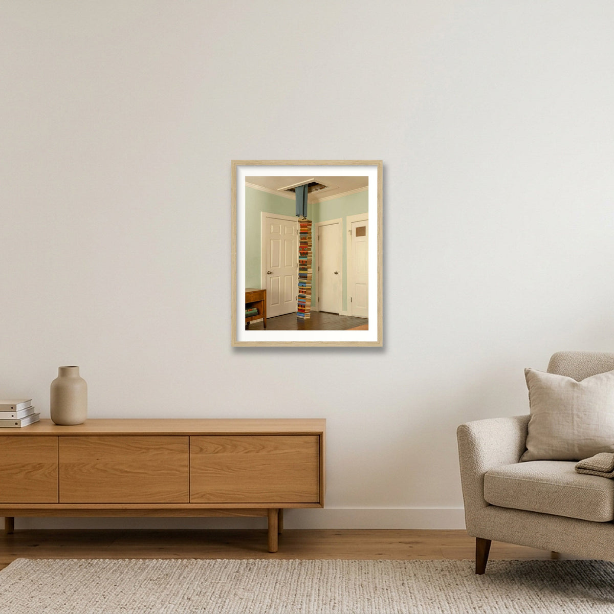 A Long Story, 2023 — 40×50cm, 16×20" Oak Frame